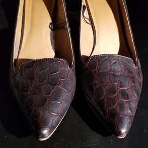 Pointed Toe High Heel Loafers